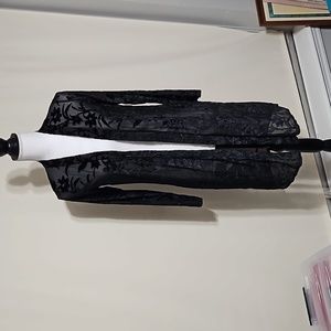 Turquoise Haven NWOT Black Lace Duster